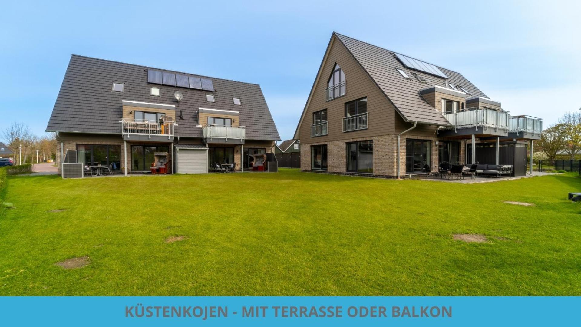 Kuestenkojen Mit 4 Ferienwohnungen Fuer 1 Bis 8 Pers Mit Diversen Schlafzimmern, Garten Oder Balkon Busum Bagian luar foto