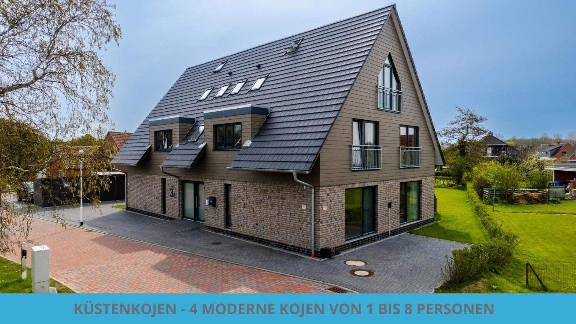 Kuestenkojen Mit 4 Ferienwohnungen Fuer 1 Bis 8 Pers Mit Diversen Schlafzimmern, Garten Oder Balkon Busum Bagian luar foto