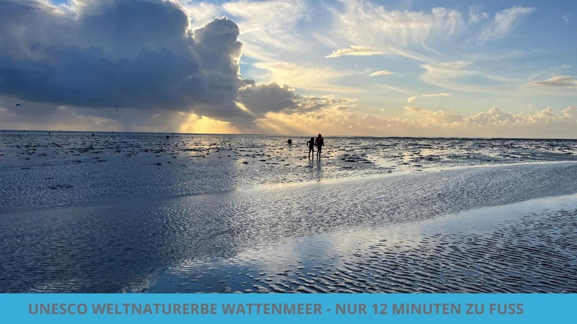 Kuestenkojen Mit 4 Ferienwohnungen Fuer 1 Bis 8 Pers Mit Diversen Schlafzimmern, Garten Oder Balkon Busum Bagian luar foto