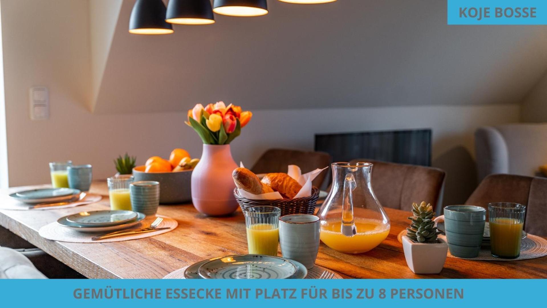 Kuestenkojen Mit 4 Ferienwohnungen Fuer 1 Bis 8 Pers Mit Diversen Schlafzimmern, Garten Oder Balkon Busum Bagian luar foto